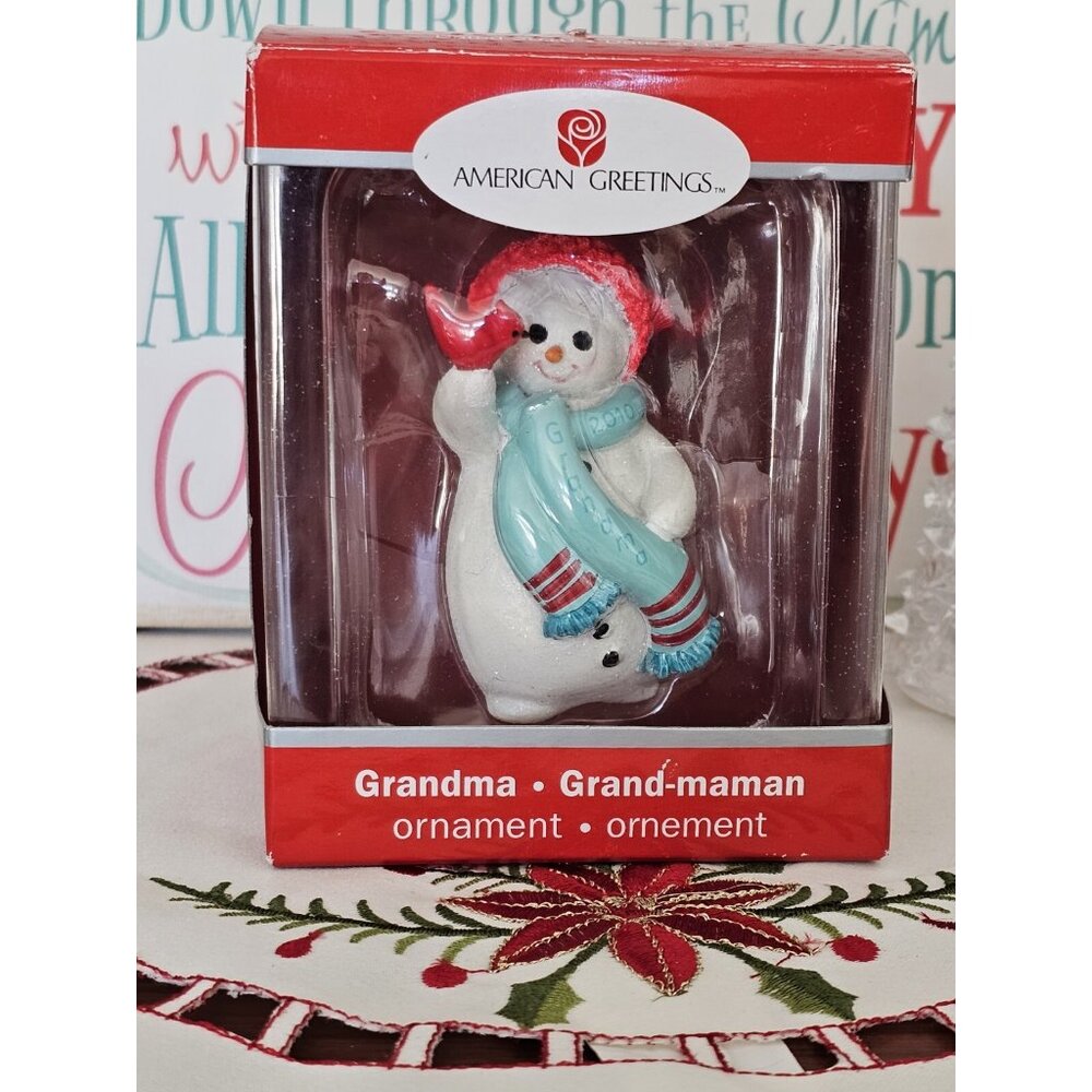 American Greetings 2010 Grandma Christmas Ornament